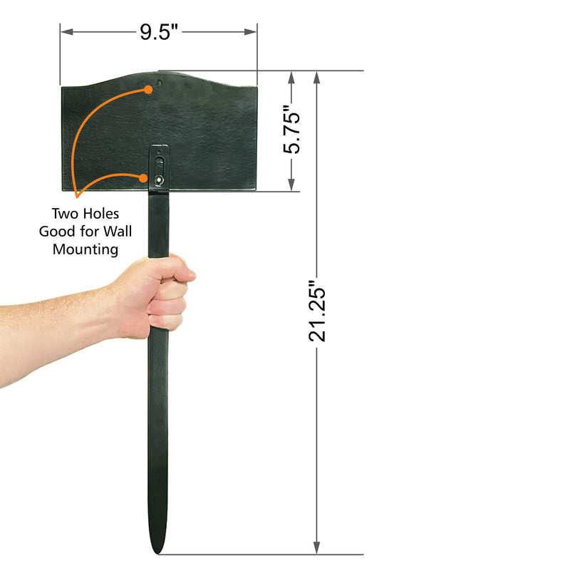 SmartSign Smoke Free Property Sign for Yard, Thank You for Not Smoking Garden Plaque | 5.75" x 9.5" Aluminum Plaque with 18" Black Lawn Stake, Premium No Smoking Sign, Made in USA