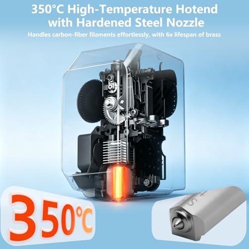 4PCS Kobra S1 Max Hardened Steel Nozzle 0.4/0.6/0.8MM, All Metal Integrated Throat Tube Nozzles Quick-Swap Hotend Replacement Head Hot End High Speed Print Nozzle for Anycubic Kobra S1 Max 3D Pinters 4PCS Muilt Size