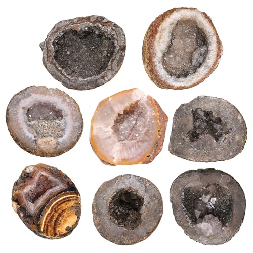Natural Agate Stone Geodes Raw Agate Geode Mineral Specimen 0.98"-2.56" (0.02-0.11 lb)
