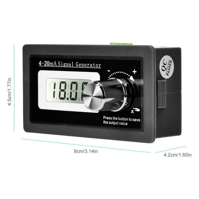 [Australia - AusPower] - Nikou 4-20 mA Current Loops Signal Generator, High Accuracy LCD Two-Wire Portable Mini Converter Test Current Signal Converter 