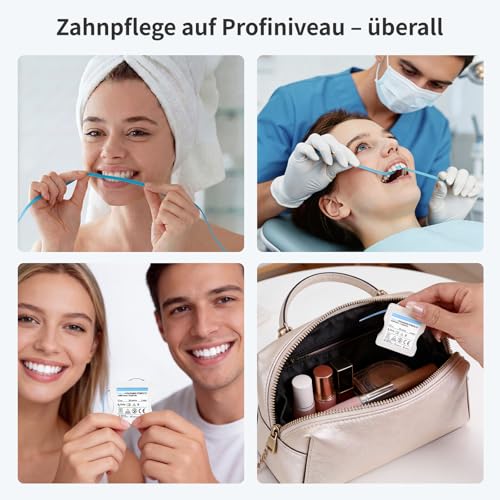 Tooth Sandpaper, AISEELY Dental Polishing Strips, Fine Size - 4 mm Width - 6 m / Rolls/Box, Tooth Sandpaper Interdental Sanding Tools for Polishing Teeth (Blue, 1 Piece) blue