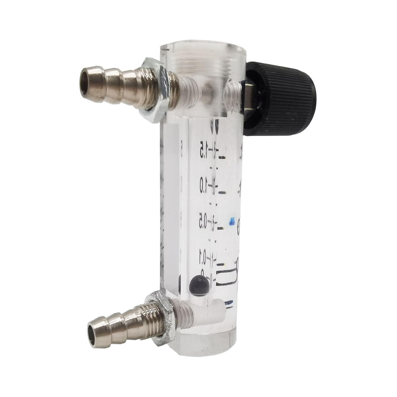 [Australia - AusPower] - Oxygen Flow Meter 0.1-1.5LPM Flowmeter for Fluid Filtration System Oxygen Air Flowmeter Gas Regulator Acylic Flow Meter with Control Valve for Oxygen/Air/Gas 