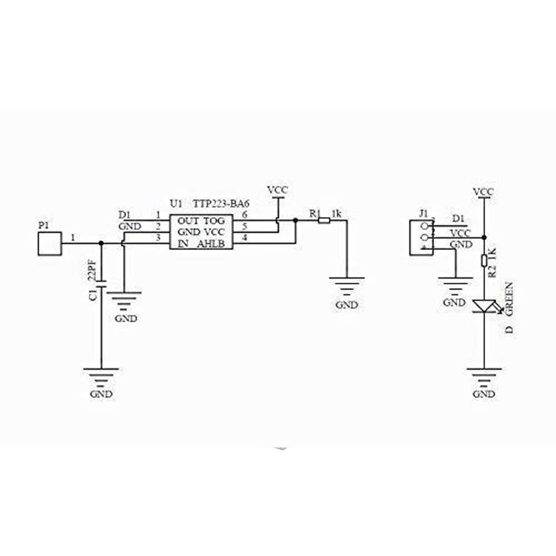 [Australia - AusPower] - 10PCS TTP223B Capacitive Touch Switch Module - 2-5.5V Digital Sensor with M2 Mounting Holes for DIY Smart Home/Non-Metal Surfaces 