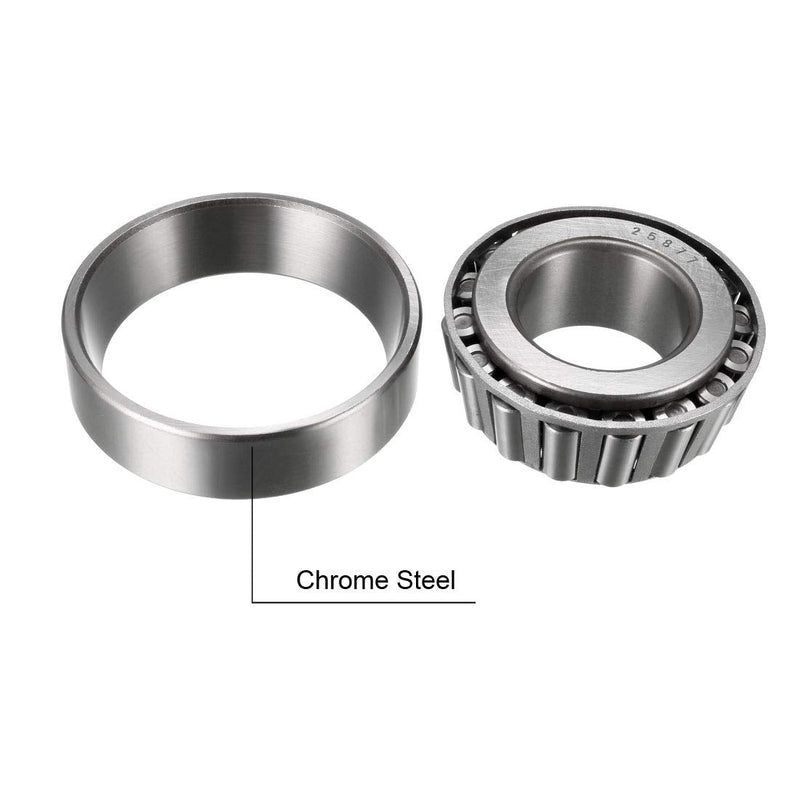 [Australia - AusPower] - uxcell 25877/25821 Tapered Roller Bearing Cone and Cup Set 1.375" Bore 2.875" O.D. 0.9375" Width 1.375" x 2.875" 