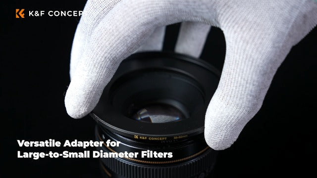 K&F Concept 72mm to 82mm Brass Step-Up Lens Filter Adapter Ring 72-82mm