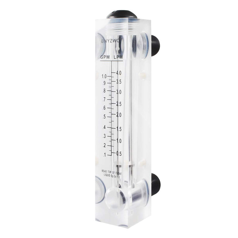 [Australia - AusPower] - Tubig Liquid Daloy ng Metro Flowmeter 1/2 PT Thread M-15 0.1-1GPM 0.5-4LPM 