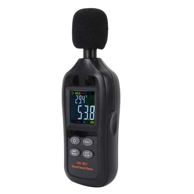 [Australia - AusPower] - Oumefar Sound Meter Digital LCD Screen Decibel Meter Detector Handheld with Measuring Level Range 35dB to 135dB Portable Sound Level Meter for Frequency Analyzer 