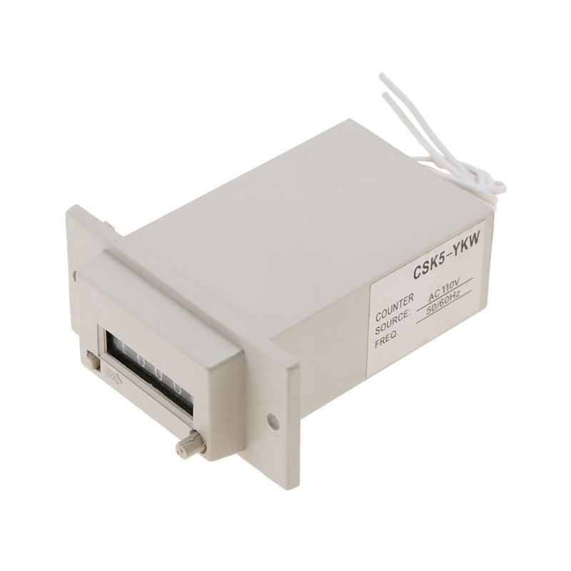 [Australia - AusPower] - YWBL-WH CSK5-YKW 5 Digit Electromagnetic Pulse Counter (AC110V) 