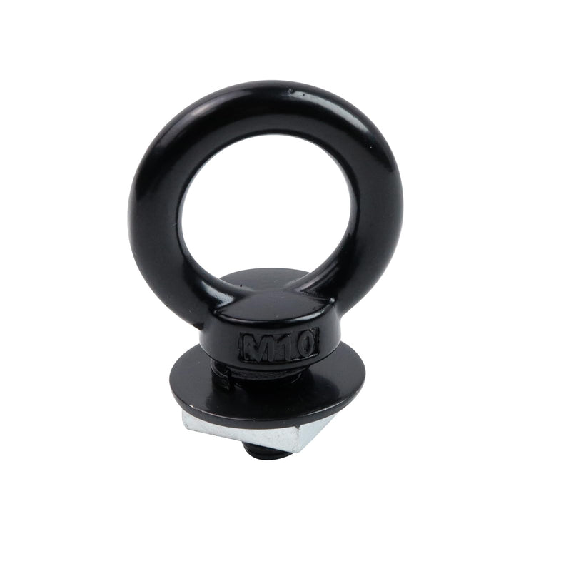 [Australia - AusPower] - Antrader T Track Mount Tie Down Anchor for Roof Rack,4 Sets M10 T Track Bolts 304 Stainless Steel Roof Rack T Bolts Nuts and Lifting Eye Bolts T Slot Bolts Anchoring Kit M10-Black 