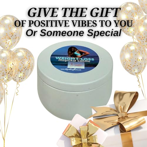 – Weight Loss Candle | Spiritual Candle for Willpower, Discipline & Focus | Hoodoo, Wiccan, Pagan, Conjure | Manifestation & Motivation Ritual (4oz) 4oz