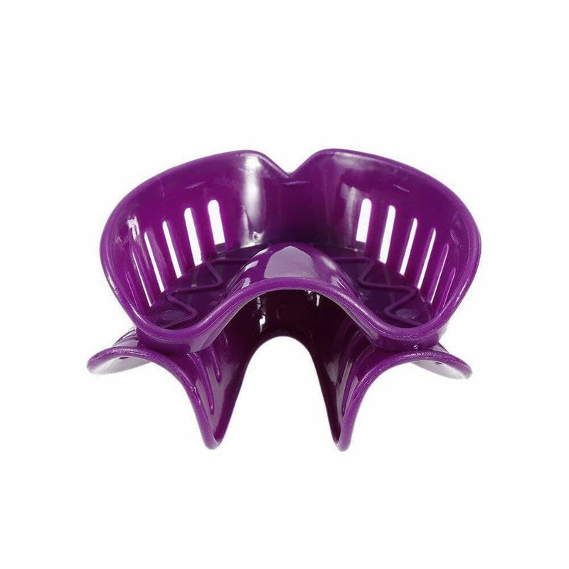 [Australia - AusPower] - Dental Impression Trays Perforated Plastic Materials Teeth Holder for Adult/Children Orthodontics Upper & Lowe 12pcs 