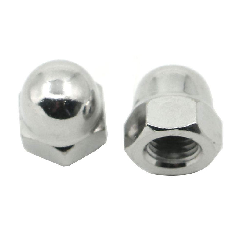 [Australia - AusPower] - Alpha Rider 5PCS M10 Dome Acorn Cap Cover Nut 10mm x 1.25 Thread Pitch Wrench Size 16mm For Honda 