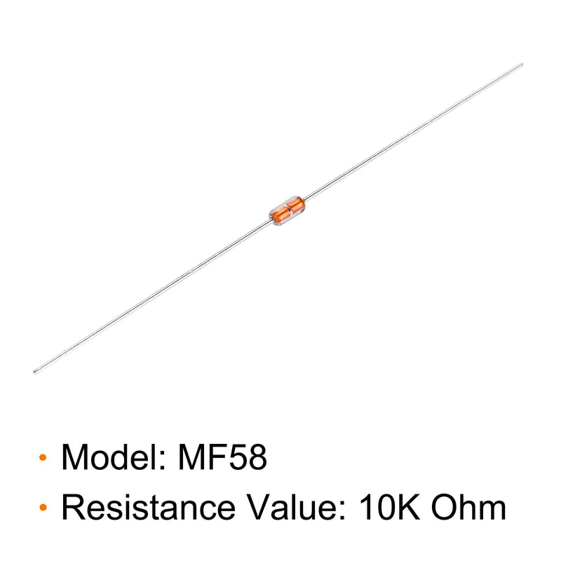QUARKZMAN Pack of 20 10K Ohm NTC Resistors MF58 3950B 5% Metal Film | Resistance set, thermistor temperature sensors