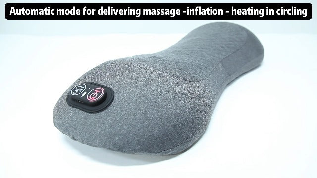 USUIE cordless lumbar support pillow with adjustable straps and ergonomic design for lower back pain relief and comfort.