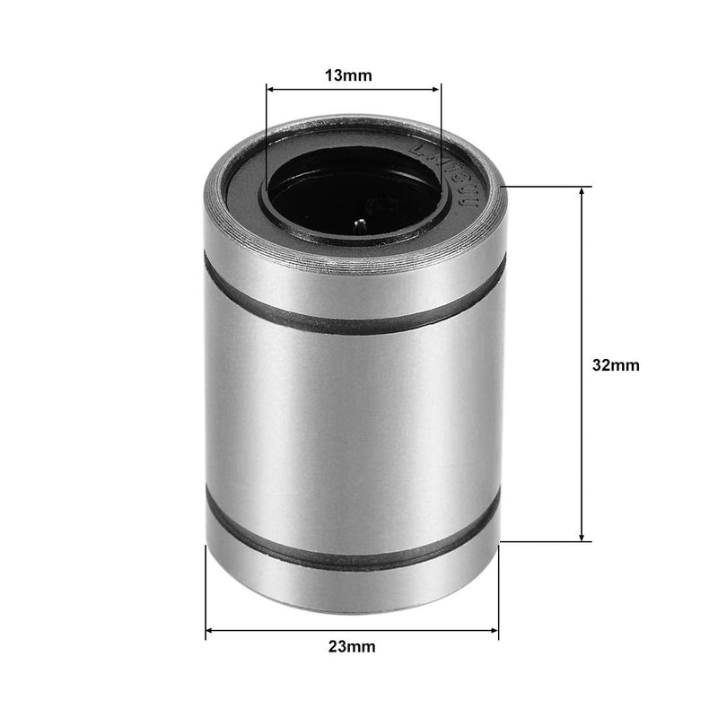 [Australia - AusPower] - uxcell LM13UU Linear Ball Bearings 13mm Bore 23mm OD 32mm Long for CNC Machine 3D Printer 4pcs 