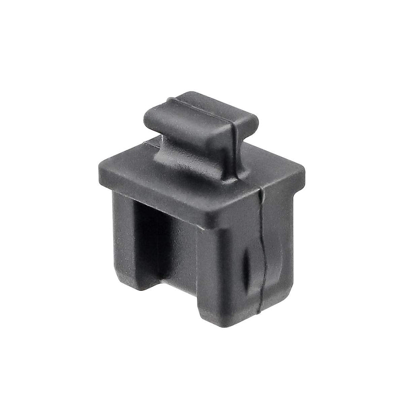 [Australia - AusPower] - Pack of 20 SFP Silicone Protectors Cap Port Cover Anti Dust 0.55 x 0.47 x 0.67 inch Black 