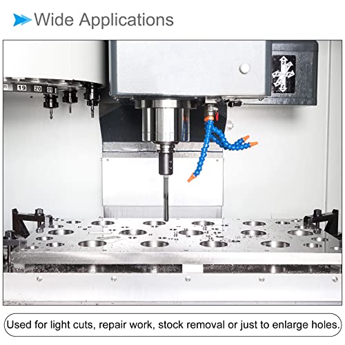 Clamping Reamers 4 mm Cutting Diameter H7 High Speed Steel Straight Groove Milling Cutter (Application: for Lathe Drilling Machine) Pack of 1 4mm