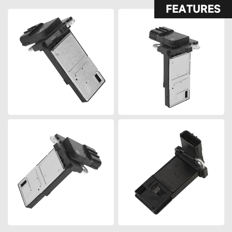 Mass Air Flow Sensor Meter Sensor MAF Sensor - Compatible for Honda Accord 2.4L L4 - Gas 2003-2004 [DX, EX, LX] - Replace Part 37980RV0A01 37980RNAA01 37980-RNA-A01