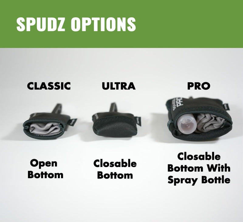 SPUDZ Ultra Microfiber Lens Cleaner with Closeable Bottom – Clip-On Pouch, Washable – for Binoculars, Scopes, Glasses, Screens | Ultra Black, 10 x 10 Inch (2-Pack) 10 x 10 Inch (2-Pack)