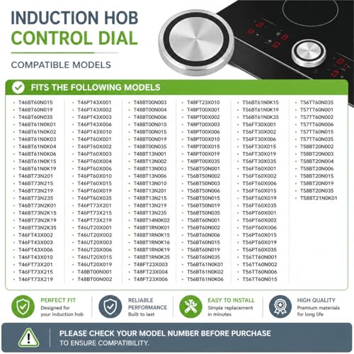 Control Dial for Neff Induction Hob Twistpad Magnetic Chrome