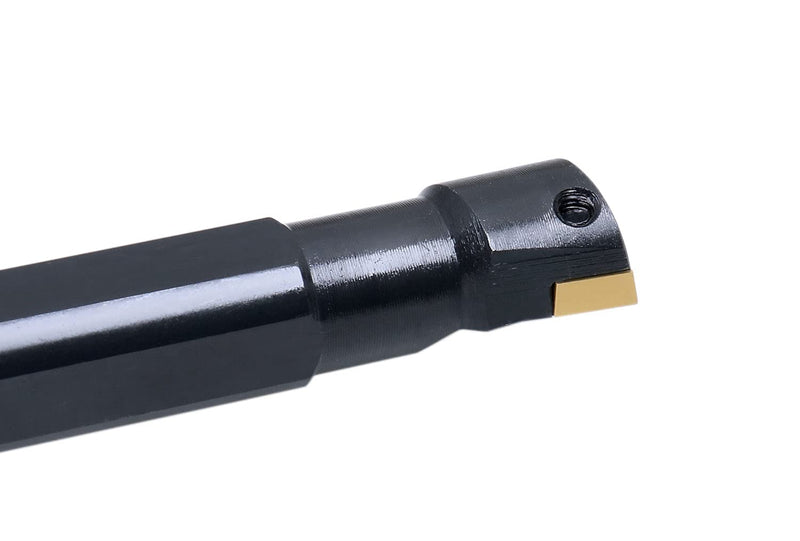 [Australia - AusPower] - Accusize Industrial Tools 3/4'' x 10'' Overall Length, Rh Sclcr Indexable Boring Bar with Ccmt32.5 Carbide Inserts, P252-S407 3/4" with CCMT32.5 insert 