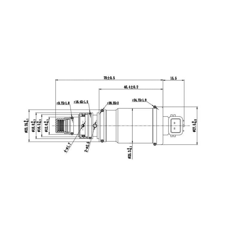 AC Compressor Control Solenoid Valve for Hyundai Sonata 2.0L 2.4L 2011-2014 Elantra Kia Optima K5, Kia Río 2018,VS16E VS18E Compressor Electronic Control Valve Replacement
