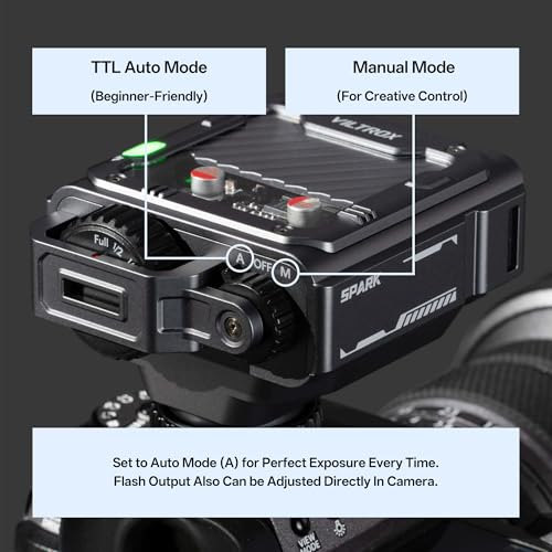 VILTROX Spark Z3 TTL Mini Camera Flash for Fuji, 6500K Small Flashlight High-Power GN16 Flash with Ultra-Fast 0.1–1s Recycle Time, TTL Auto with 7 Level Manual Power Control (Gray,for Fujifilm)