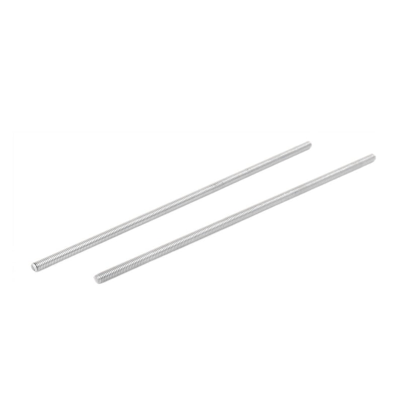 [Australia - AusPower] - uxcell M4 x 150mm 304 Stainless Steel Fully Threaded Rod Bar Studs Silver Tone 5 Pcs 