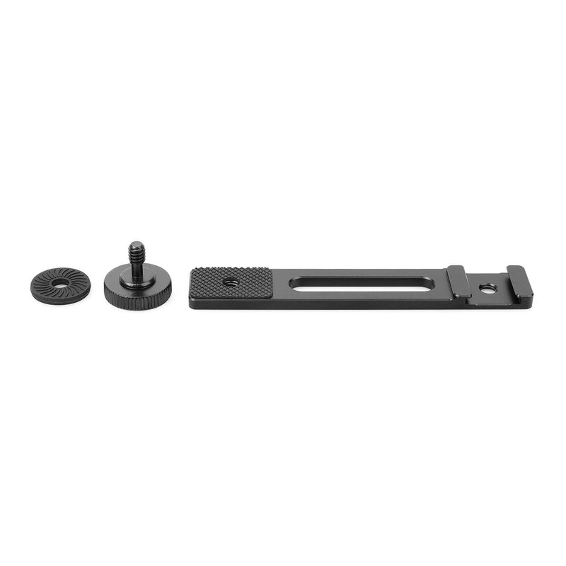 [Australia - AusPower] - ChromLives Cold Shoe Bracket Extension Bar, Hot Shoe Extension, Microphone Mount with 1/4'' Tripod Screw Compatible with Mirrorless Camera Vlogging Sony A6400 6300 6500 6000 Zhiyun 4 DJI Osmo Pocket 