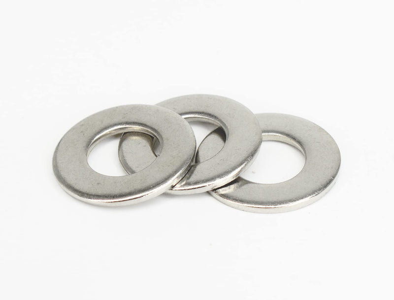 [Australia - AusPower] - 3/8" Inch Stainless Flat Washers 100 Pack Made of 18-8 (304) Stainless Steel…… 3/8" 