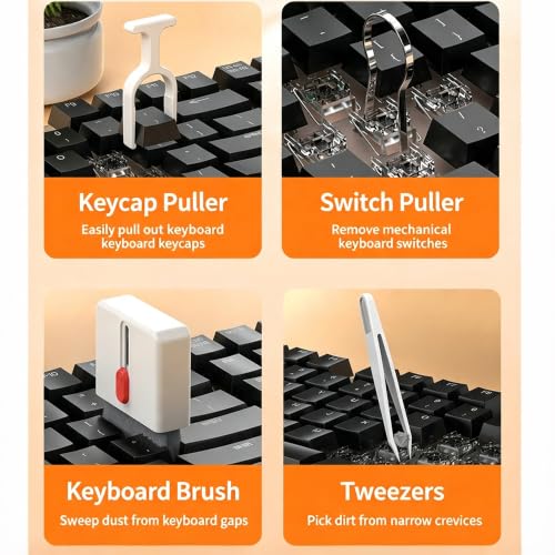 32‑in‑1 Electronics Cleaning Kit, Multi‑Function Cleaner Tool for Phone Charging Port, Keyboard, Earbuds, Camera, Game Console, All‑in‑One Digital Device Cleaning Brush Set