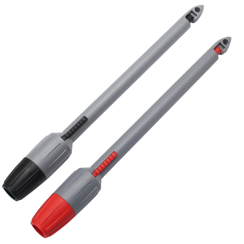 [Australia - AusPower] - 2PCS 2MM Heavy Duty Wire Piercing Probe, Piercing Clip Set Push on Banana Plug Test Leads, Multi Testers Needle Accessories for Electrical Testing Technicians(Extended) Extended 