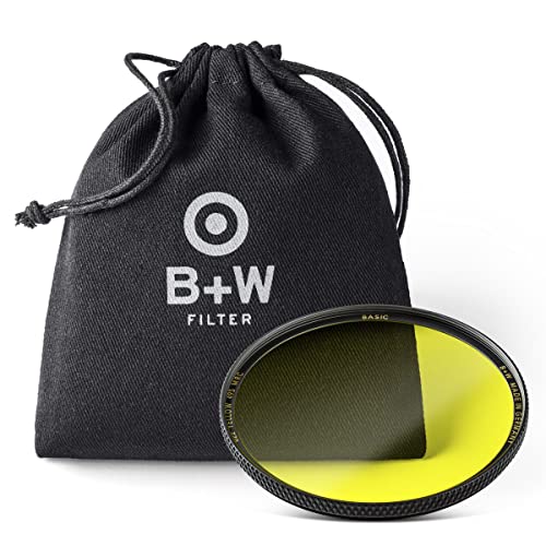 B+W 52mm Basic Black & White (Yellow) MRC 022M Glass Filter