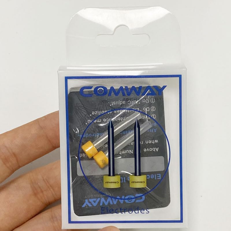 [Australia - AusPower] - Original COMWAY A3 A33 A4 C5 C6 C8 C9 C6S C8S C9S C10 C10S fiber fusion splicer electrodes CE-03-Y electrode rod 1 Pair 