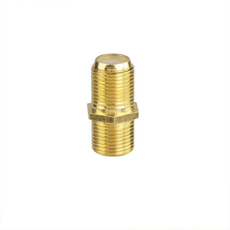 [Australia - AusPower] - VCE Coaxial Cable Connector, RG6 Coax Cable Extender F-Type Gold Plated Adapter Female to Female for TV Cables, 2 Pack 