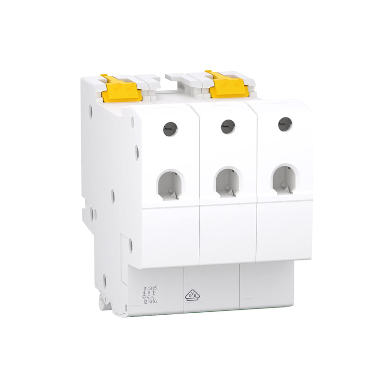Schneider Electric R9F24316 Resi9 3-Pin Circuit Breaker | 16A, C characteristic, 6kA Rated current 16A Operating voltage 400 V