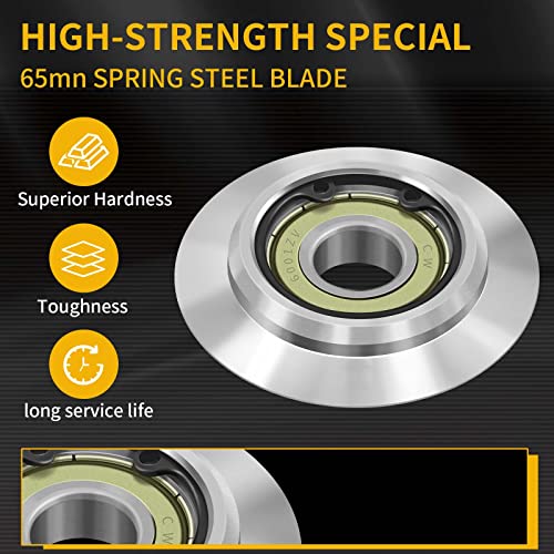 SENDUO 2-piece wire stripper replacement blades, upgraded 65Mn spring steel blade set