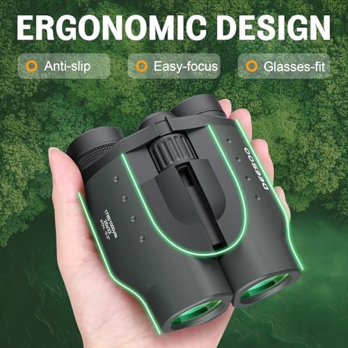 25x32 Compact High Power Binoculars for Adults Bird Watching