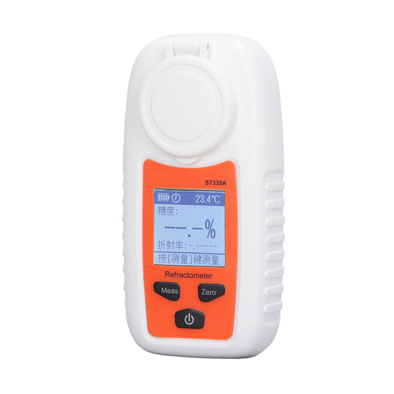 [Australia - AusPower] - ST335A Digital Display Saccharimeter Refractometer Fruit Sugar Meter High Precision Sugar Detection Measurement Sweetness Tester 