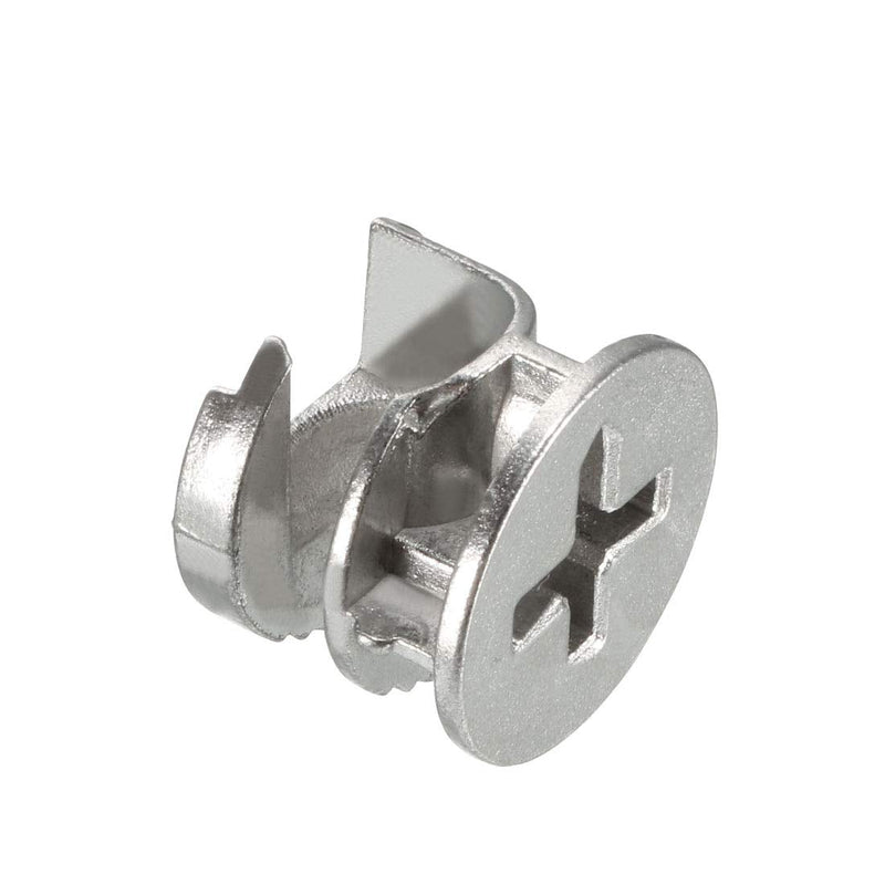 [Australia - AusPower] - uxcell 10 Pcs Furniture Cam Lock Nut Connectors Fittings 15x12mm for Cabinet Drawer Wardrobe Panel Connecting 