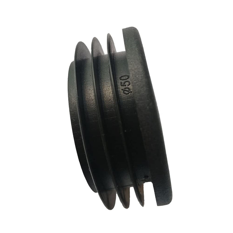 [Australia - AusPower] - 2 Inch (50mm) Round Plastic Plugs, Tubing End Cap, Insert End Caps for Round Metal Tube (8 Pack) 2 inch-8pcs 