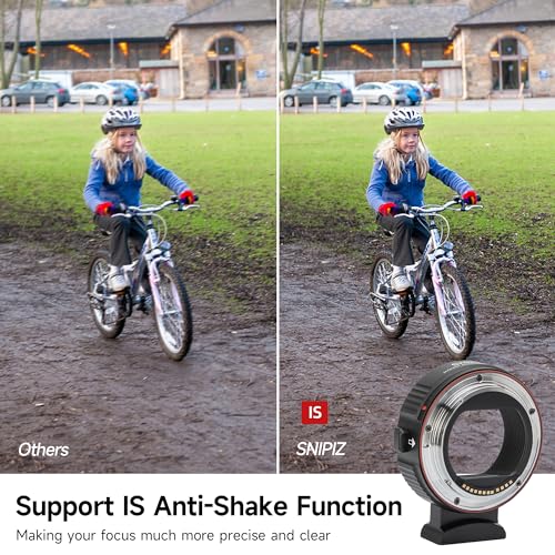 EF-EOS R Mount Adapter Auto-Focus Lens Mount Adapter Converter Ring Compatible with Canon EF/EF-S Series Lens to EOS R, RP, R3, R5, R6, R6II, R7, R8, R10, R50, R100 Cameras EF-EOS R1