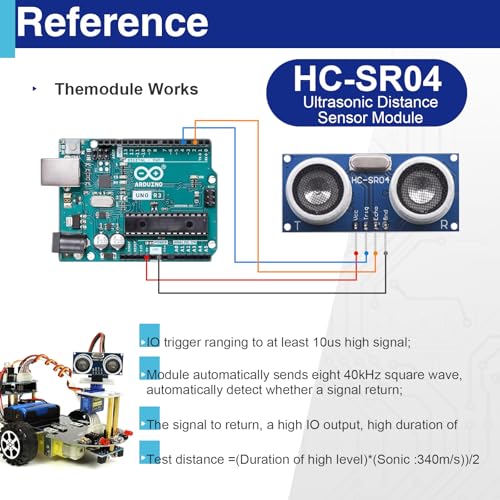Four Usdrwam HC-SR04 ultrasonic distance sensor modules with mounting bracketsensors