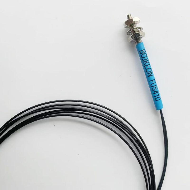 [Australia - AusPower] - FUS410 Fiber Optic Sensor,Diffuse Reflective Digital Fiber Optic,1m Line Length,M4 Sensor Probe 