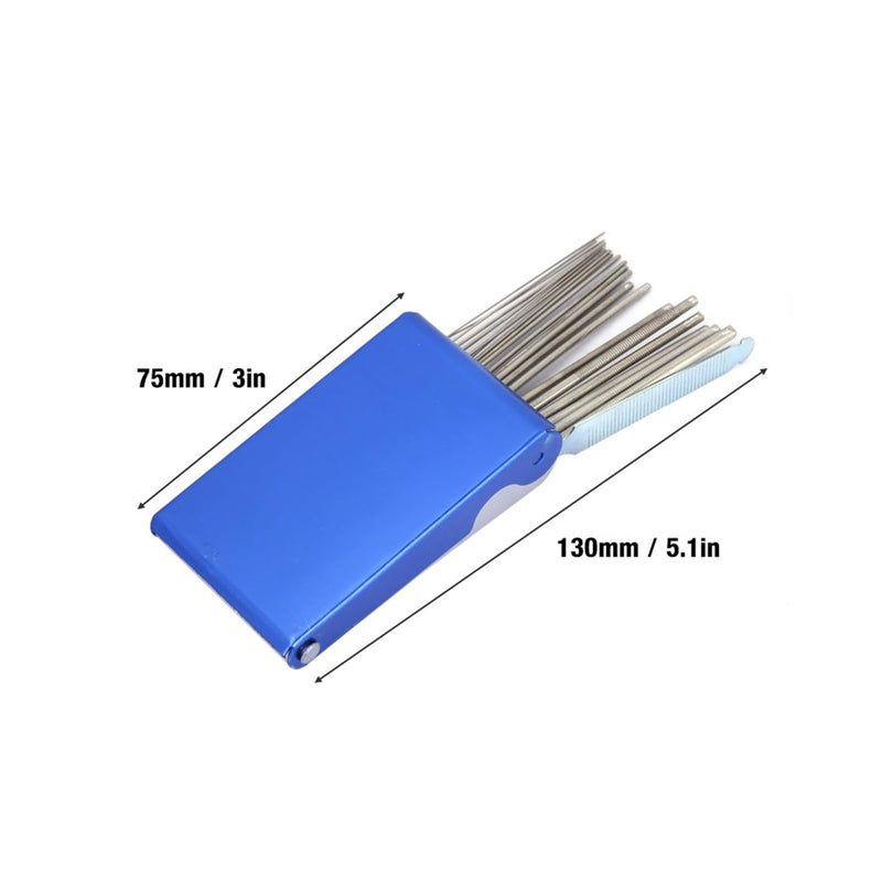 [Australia - AusPower] - Soldering Accessories, 21 Piece Burner Tip Cleaning Kit, MIG Nozzle Reamer, Gas Welding Nozzle Cleaner and Welding Equipment Accessories, Default 