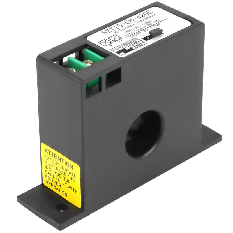 AC Converter, SZT15-CH-420E Current Transformer Sensor Current Transformer AC 0-50A to DC 0-5V/0-10V/4-20mA
