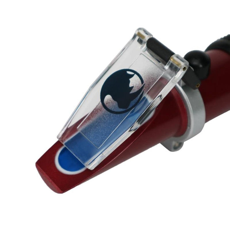 [Australia - AusPower] - 0 to 18% Brix Hand Held Rhino Refractometer with Automatic Temperature Compensation, with Low Sugar Fruits, Maple Sap, Vegetable Juice,Cutting Liquids Test 