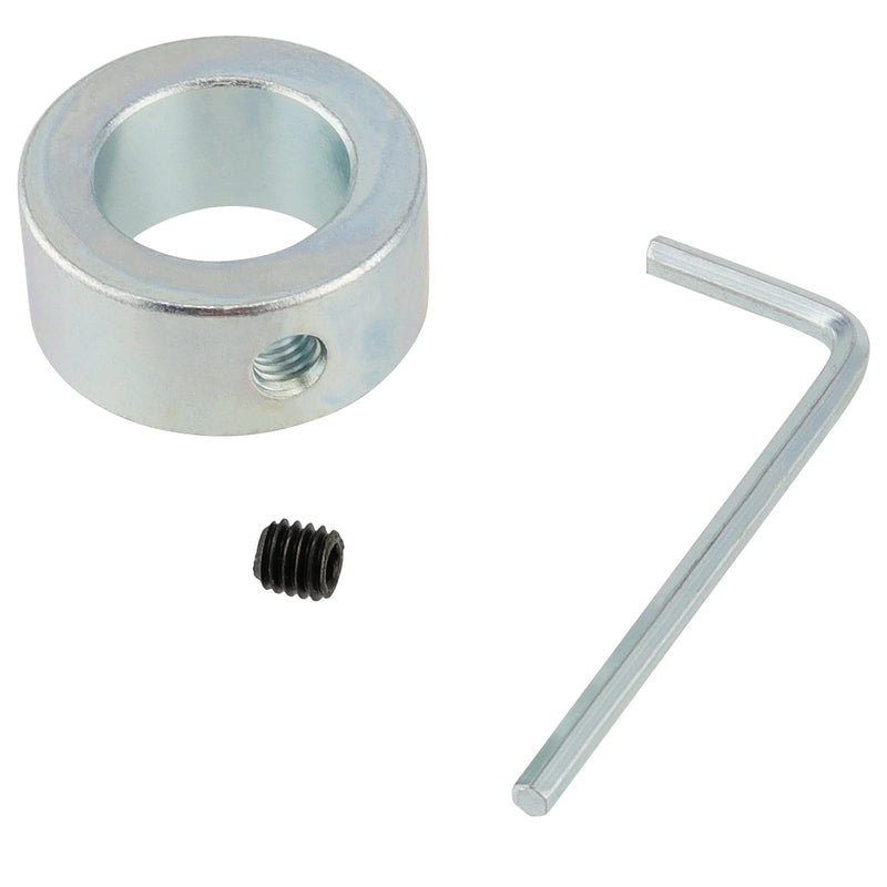 [Australia - AusPower] - YIXNSW Set of 6 Adjusting Rings Axle 20 mm Boundary Ring Shaft Ring Adjustment Rings with Hex Key for Hand Truck Tyre Hand Carrier Silver 