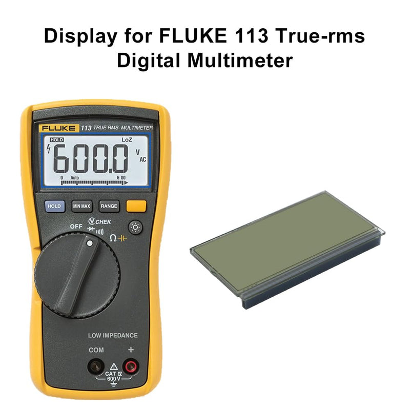 [Australia - AusPower] - Display Replacement for FLUKE 113 114 115 116 117 True-rms Digital Multimeter 