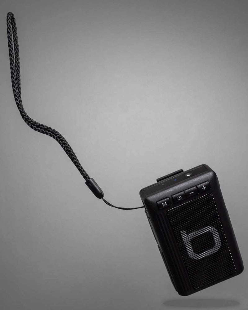 Bumpboxx Retro Pager Beeper Bluetooth Speaker | White | Portable Wireless Speaker with LED Flashlight | Waterproof | 7+ Hour Battery Life Original